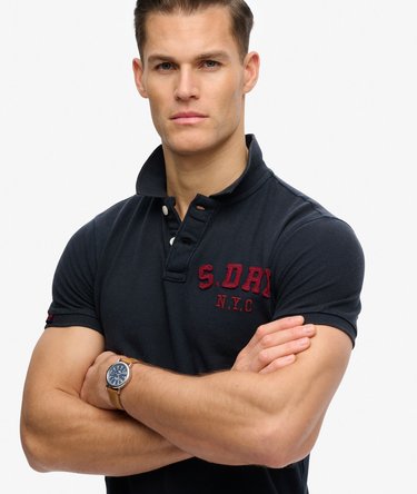 Vintage Athletic Polo Shirt Image 4
