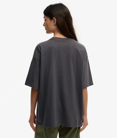 Tattoo Embellished Oversized T-Shirt Image 3