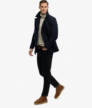 The Merchant Store - Wollmischung Cabanjacke Image 2