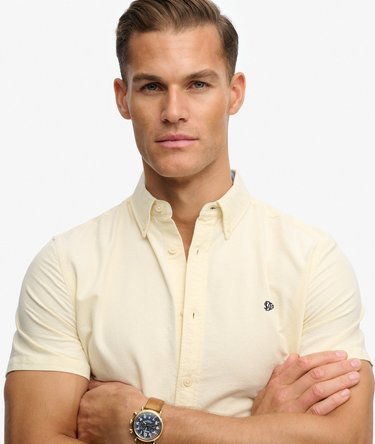 Chemise Oxford Preppy &agrave; manches courtes Image 4