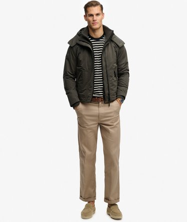 Hooded Microfibre Artic Windcheater Jacket Image 3