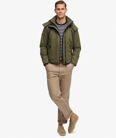 Hooded Microfibre Artic Windcheater Jacket Image 3