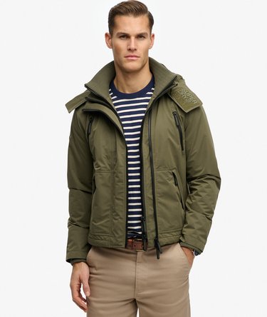 Hooded Microfibre Artic Windcheater Jacket Image 1