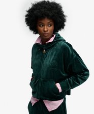Country Club Velour Zip Hoodie