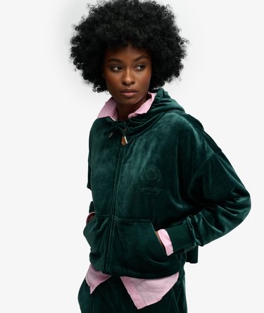 Country Club Velour Zip-Hoodie Image 2