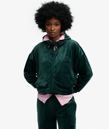 Country Club Velour Zip-Hoodie Image 1