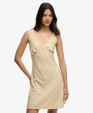 Printed Sweetheart Mini Dress