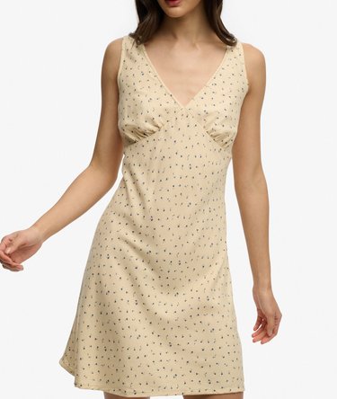 Printed Sweetheart Mini Dress Image 2