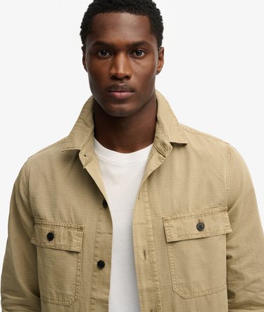 Chemise Militaire &agrave; Manches Longues Image 9