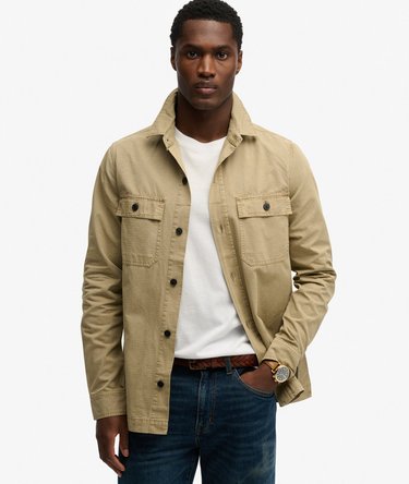 Chemise Militaire &agrave; Manches Longues Image 3