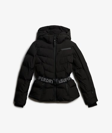 Luxe Belted Ski Padded Jacket Image 8