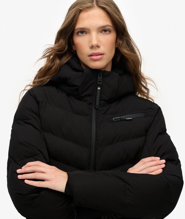 Luxe Belted Ski Padded Jacket Image 4