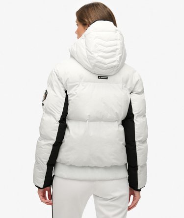Hooded Ski Bomber Jacket Image 6