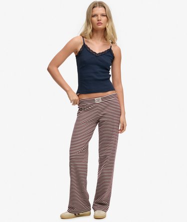 Athletic Essentials Stripe Jersey Trousers Image 1
