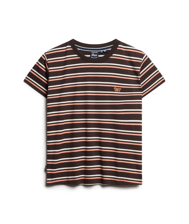 Essential Logo Striped Fitted T-Shirt