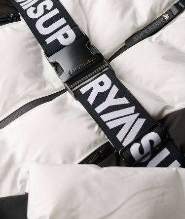 Luxe Belted Ski Padded Jacket Image 7