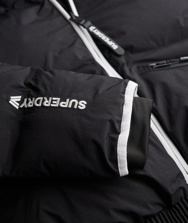 Hooded Ski Bomber Jacket Image 5