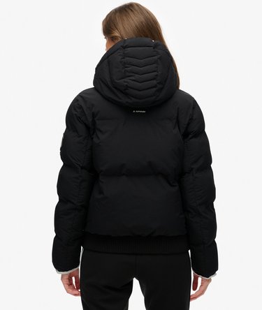 Hooded Ski Bomber Jacket Image 4