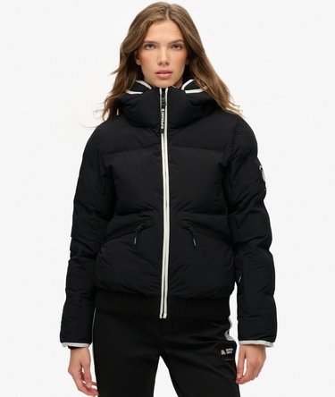 Hooded Ski Bomber Jacket Image 1