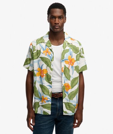 Hawaiian Print Short Sleeve Shirt Image 1