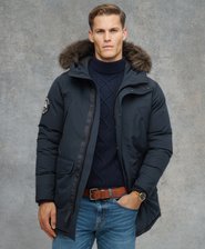 Everest Parka mit Kunstfellbesatz