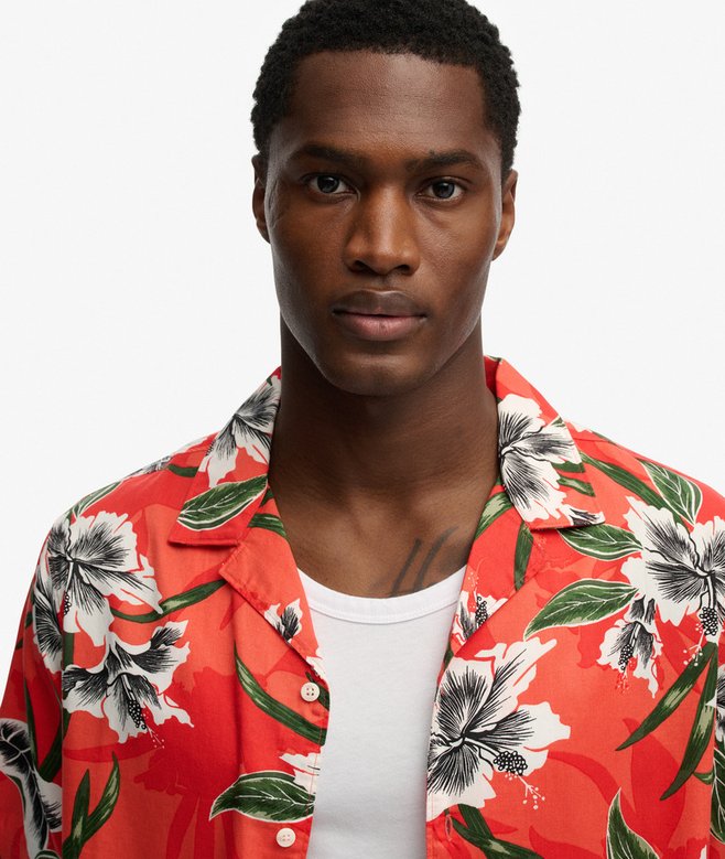 Hawaiian Print Short Sleeve Shirt More Colours Available Price £31.49 Price reduced from £44.99 to You Save 30%