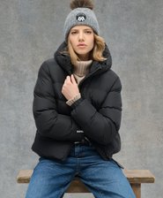 Hooded Sports Puffer Jacket