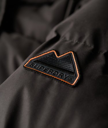 Microfibre Longline Puffer Coat Image 6