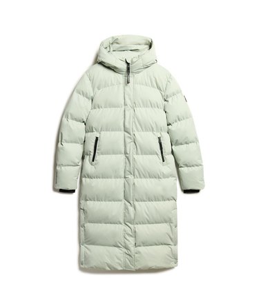 Microfibre Longline Puffer Coat Image 7