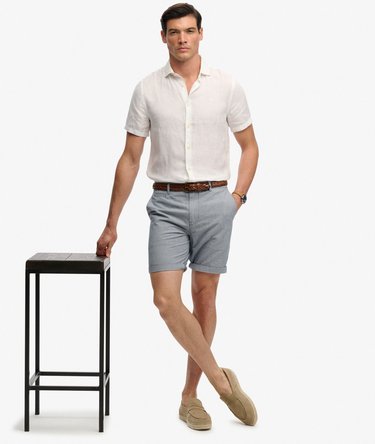 Vintage Stripe Jersey Polo Shirt Image 7