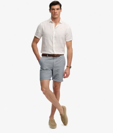 Premium Textured Chino Shorts Image 5