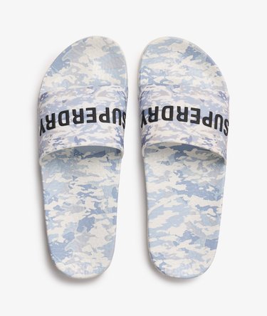Camo Print Pool Sliders Image 3