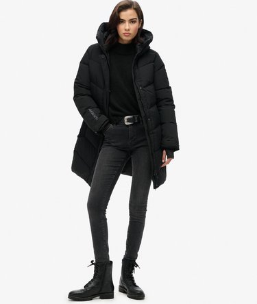 Parka rembourr&eacute;e &agrave; chevrons City Image 2