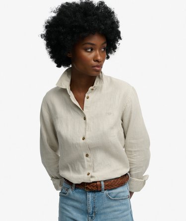 Premium Linen Boyfriend Shirt Image 2