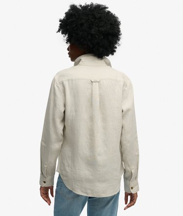 Premium Linen Boyfriend Shirt Image 5