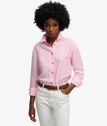 Premium Linen Boyfriend Shirt Image 1
