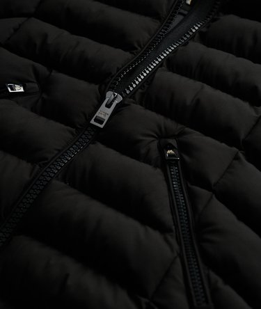 Fuji Faux Fur Hooded Longline Image 8