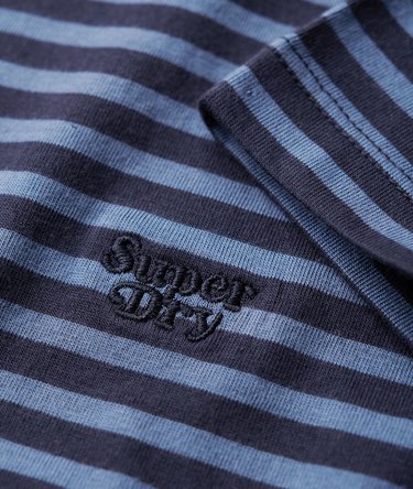 Essential gestreept T-shirt met logo Image 4