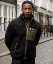 Vintage Retro Borg Fleece Jacket