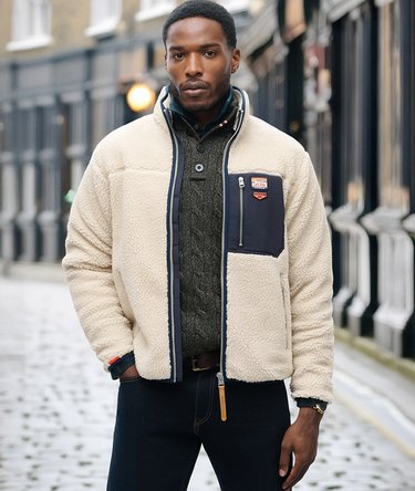 Chaqueta de Borreguito Retro Vintage Image 1