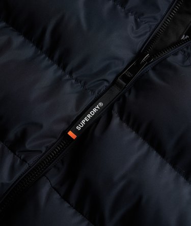 Hooded Sports Puffer Jacket Image 7