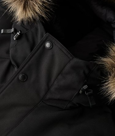 Everest Faux Fur Bomber Jacket Image 6