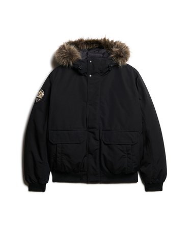 Everest Faux Fur Bomber Jacket Image 7