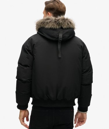 Everest Faux Fur Bomber Jacket Image 5