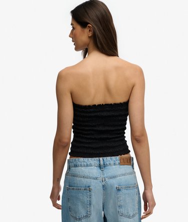 Bandeau Jersey Smock&eacute; Image 5