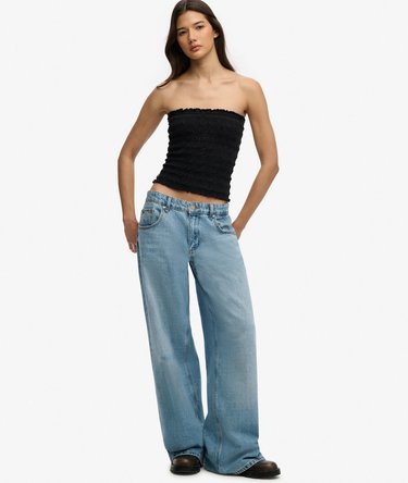 Bandeau Jersey Smock&eacute; Image 3