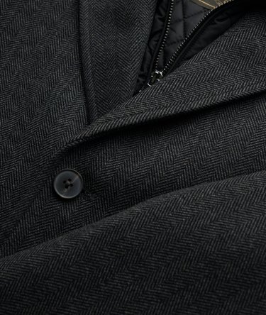 Manteau de Ville Deux-en-Un Ajust&eacute; Image 7