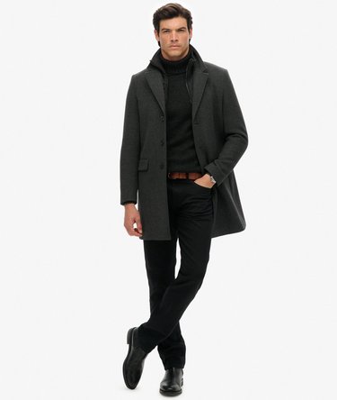 Manteau de Ville Deux-en-Un Ajust&eacute; Image 3