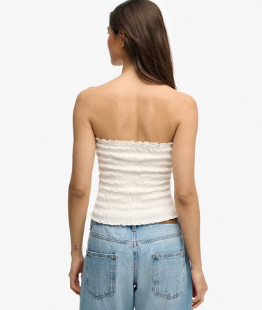 Smocked Jersey Bandeau Image 5