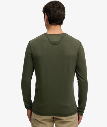 Long Sleeved Jersey Grandad Top Image 5